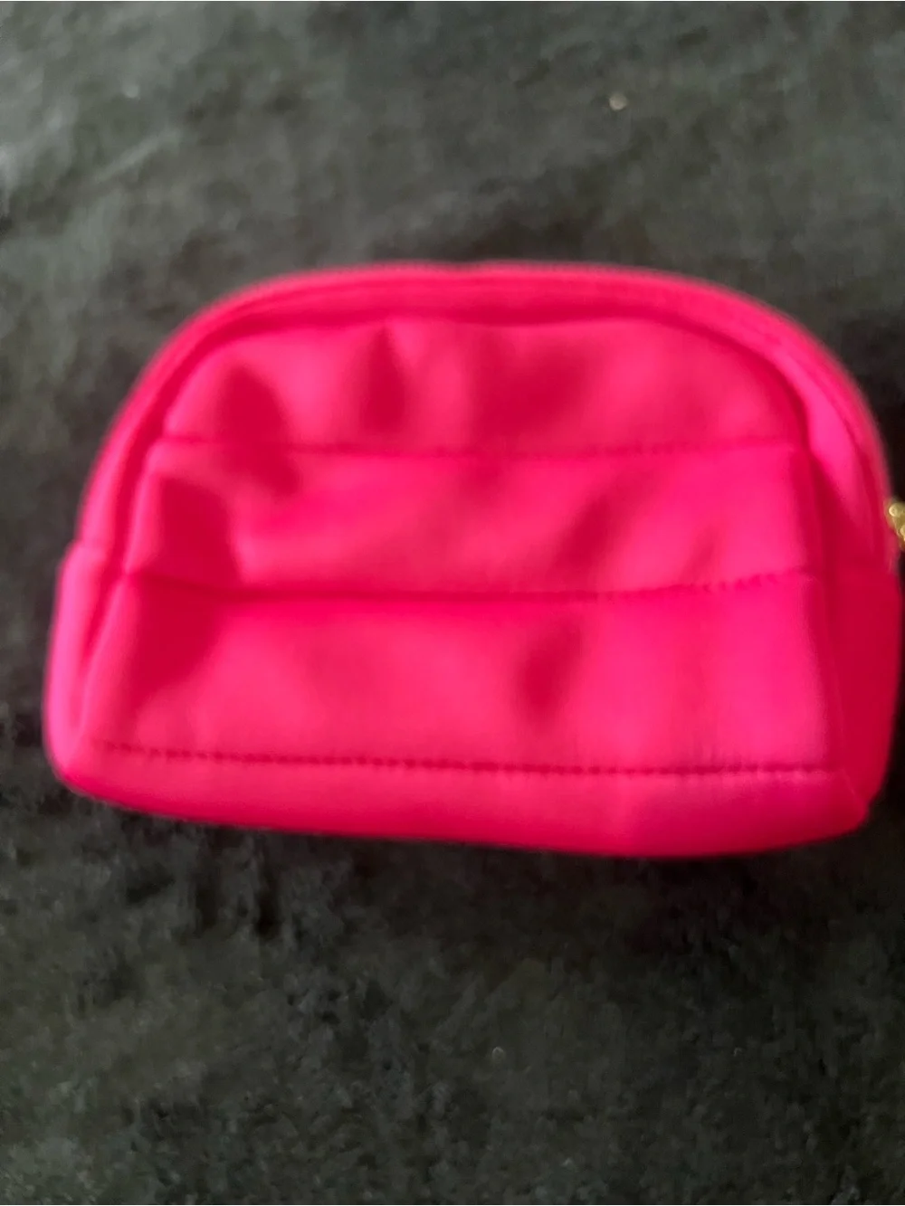 Sephora Hot Pink Quilted Cosmetic Pouch